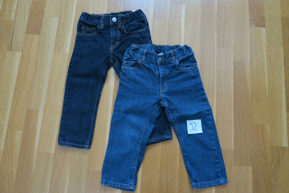 2x jeans H&M št. 92, 6€+ptt
