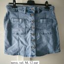 novo jeans krilo, vel. M, 12 eur