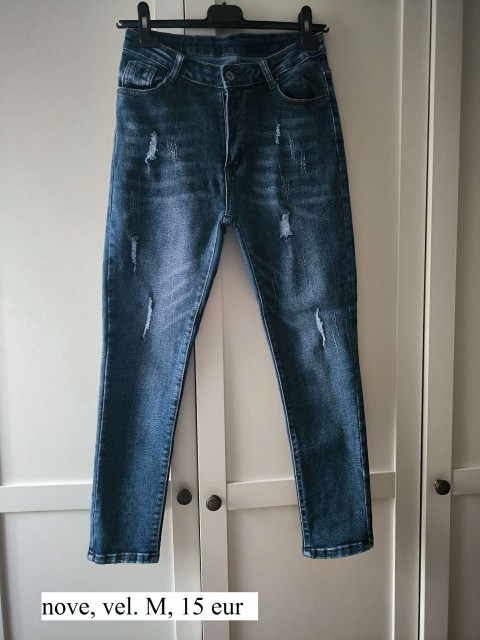 Jeans hlače, vel. M, 15 eur - foto