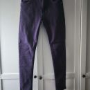 lila jeans hlače, vel. M, 12 eur