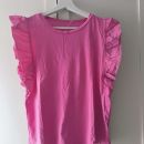 pink bombažna majica, uni (S-M-L), 10 eur