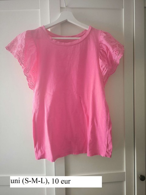 Roza majica, uni (S-M-L), 10 eur - foto