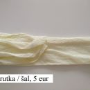 svetlo rumena rutka / šal, 5 eur