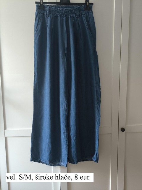 široke hlače, vel. S/M, 8 eur - foto