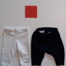 2x hlače (bele in črne) št:56 cena: 10€