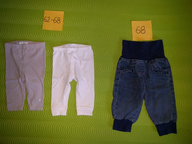 2x pajkice + 1x hlače jeans št:62-68 cena: 7€