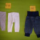 2x pajkice + 1x hlače jeans št:62-68 cena: 7€