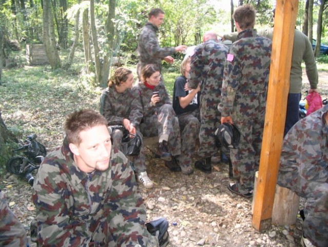 PAINT BALL 29.9.2007 - Čupa - foto