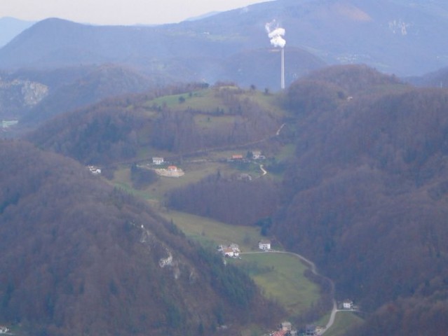 Dimnik Termoelekrarne Trbovlje visok 360 m
