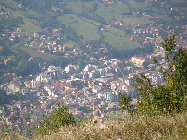 Pogled na Travnik sa Bukovice