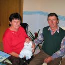 Dedi in babica na obisku, julij 2005