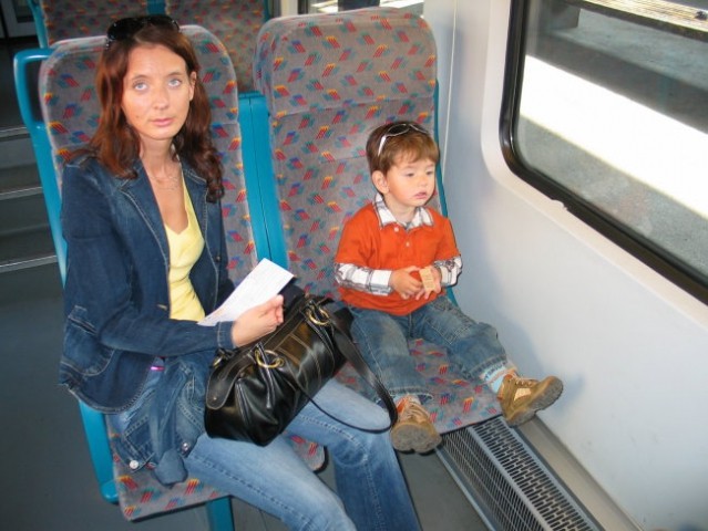 Vlak. Prva vožnja v maju 2007
