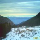od Završnice pogled na Bled in Bohinjske gore
