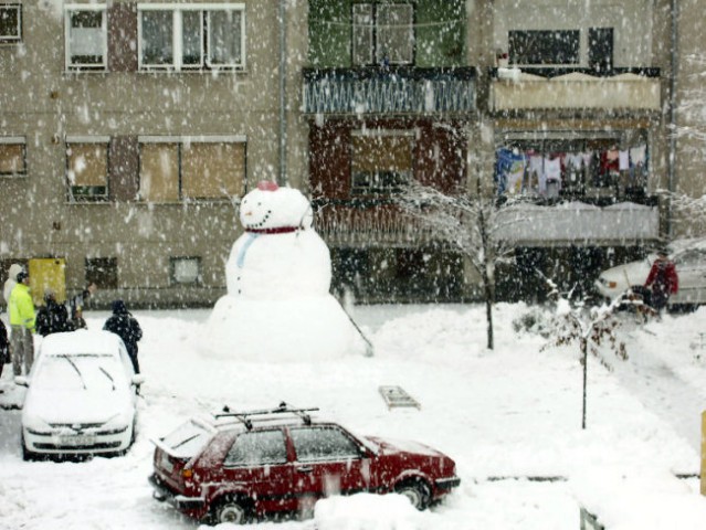 Zima (snežak) - foto