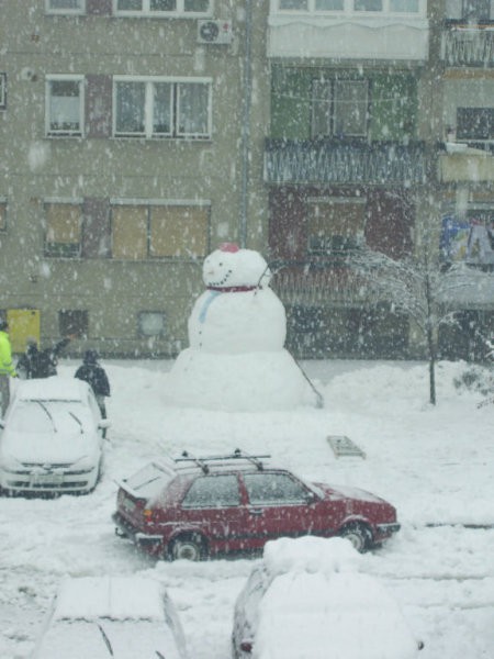 Zima (snežak) - foto povečava