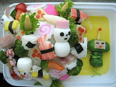 Japonska hrana - BENTO - foto povečava