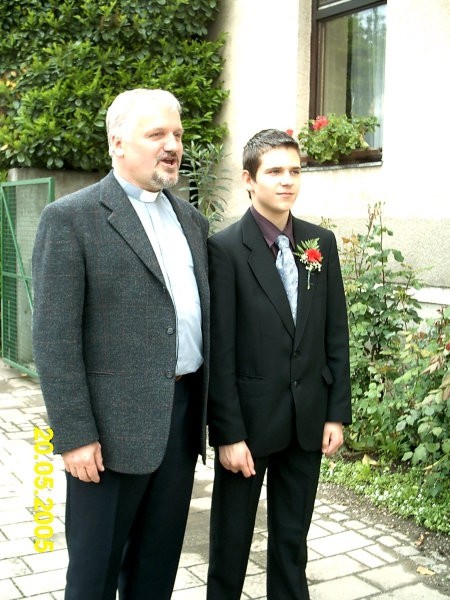 David s kaplanom Jožetom Poljanškom.