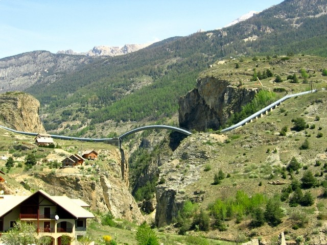Cevi za vodo v obliki mosta