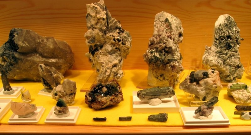 alija, provinca Bergamo, vas Schilpario (23-25.06.09) - zbirka mineralov v hotelu San Marc