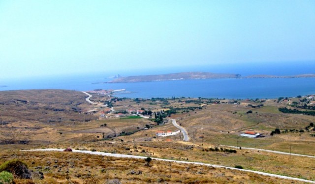 Lesbos 30.06. - 14.07.09 - Sigri panorama