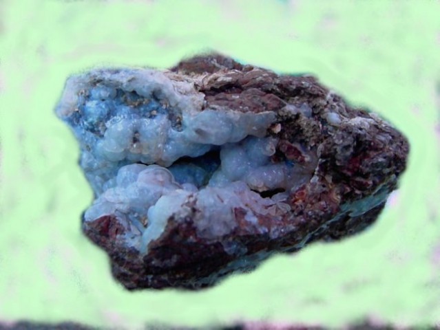 Lesvos - kalcedon, hialin (8 x 5 cm) - Kalloni okolica