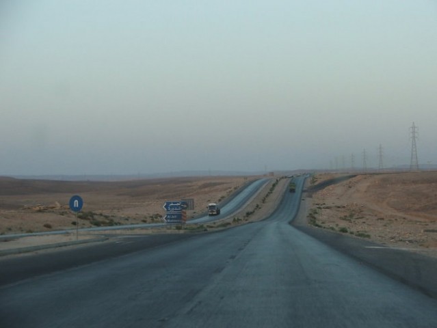 Jutro na avtocesti proti jugu Jordanije