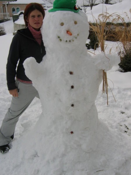 Me&snežak:)