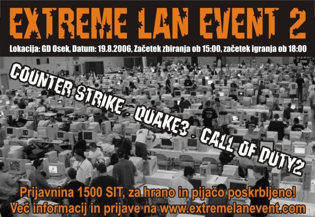 Flyer Extreme Lan Eventa 2