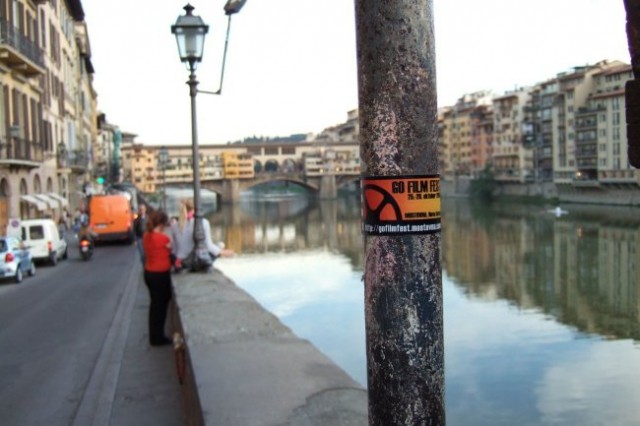 Firenze - Ponte S.Trinita, Ponte Vecchio in background (prestige)