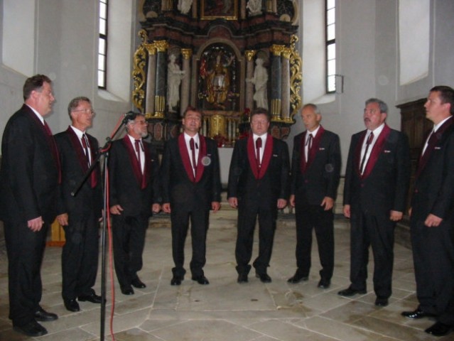Nastop na koncertu moškega pevskega zbora F. Berneker iz Starega trga v cerkvi Sv. Pankrac