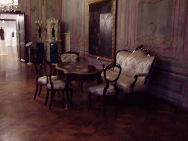 The baroque room in the museum