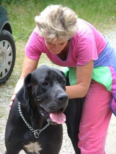 Kastor in Marjana ( Irenina mama ), velika ljubiteljica psov in fantastična oseba

Kako 