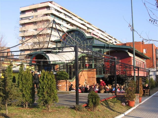 Kafič v Novem Beogradu
