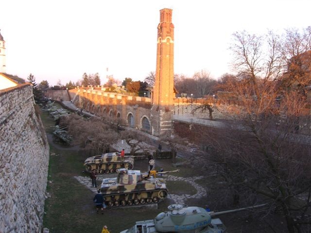 Razkazovanje stare vojaske sare na Kalemegdanu