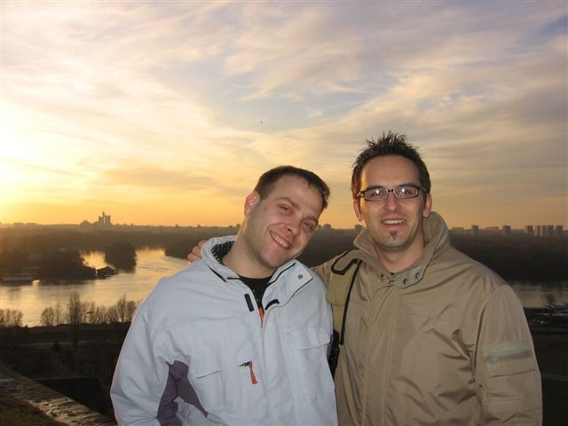 Darko in Davor na Kalemegdanu
