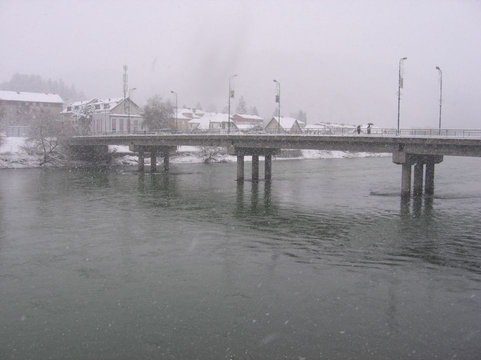 Litijski most - sneg