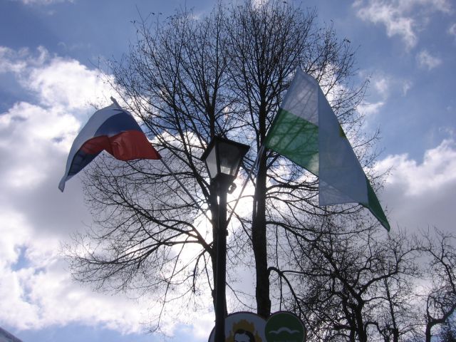 Slovenska zastava & zastava občine Ivančna Gorica