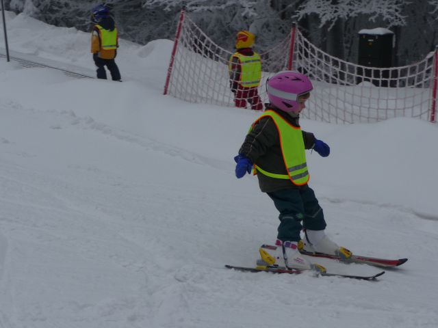 Princesa zna smučat