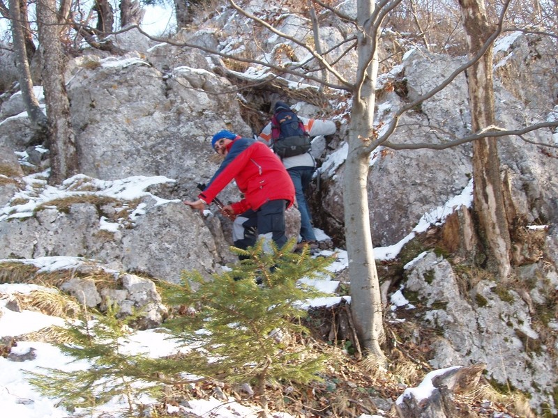 20081128 Paški Špik, Mrzlica, Kal in vrnitev  - foto povečava