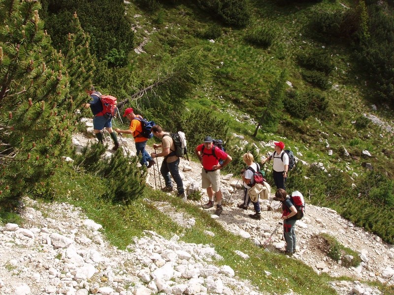 20090704 Vršič Sleme Tamar vmes M.Mojstrovka  - foto povečava