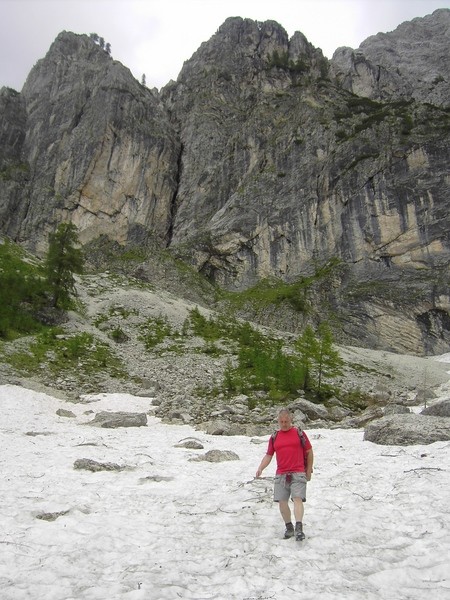 20090704 Vršič Sleme Tamar vmes M.Mojstrovka  - foto