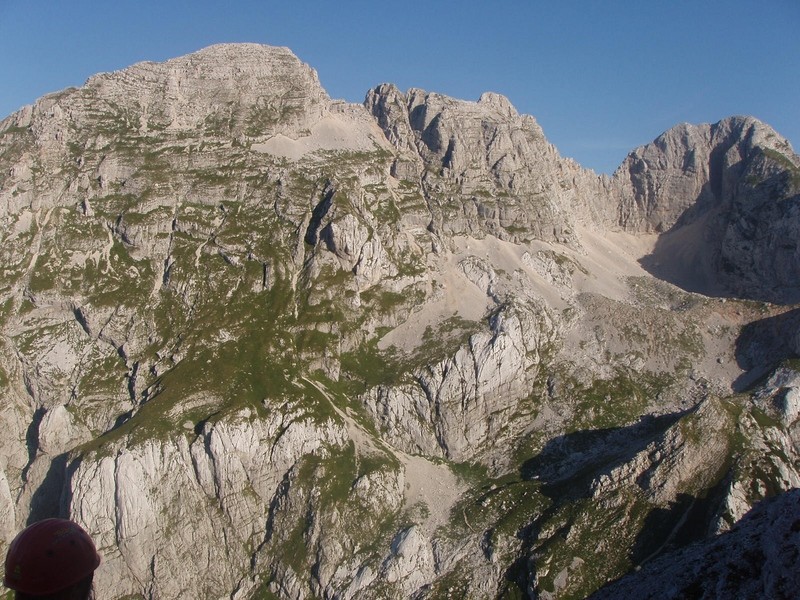 20090826 Vrata Luknja Plemenice Triglav Kreda - foto povečava