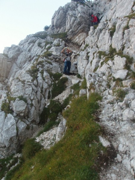 20090826 Vrata Luknja Plemenice Triglav Kreda - foto