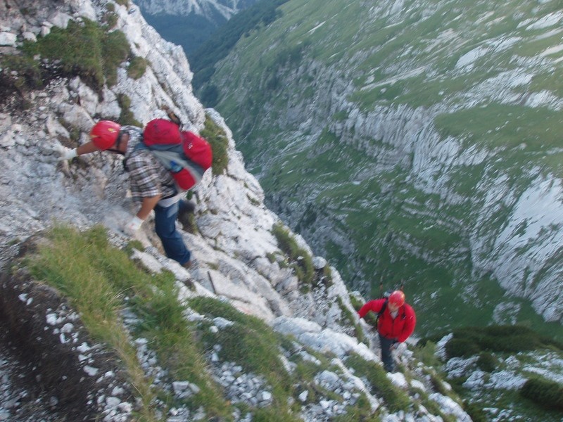 20090826 Vrata Luknja Plemenice Triglav Kreda - foto povečava