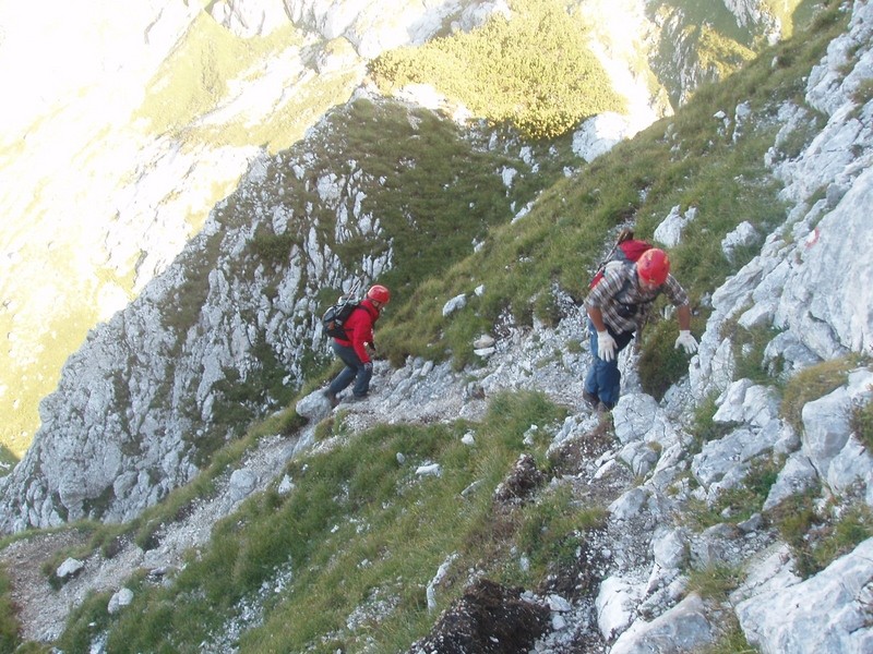 20090826 Vrata Luknja Plemenice Triglav Kreda - foto povečava