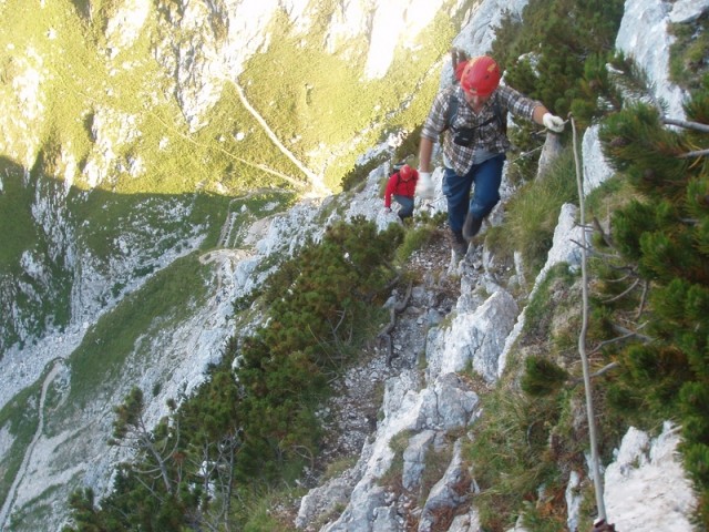 20090826 Vrata Luknja Plemenice Triglav Kreda - foto