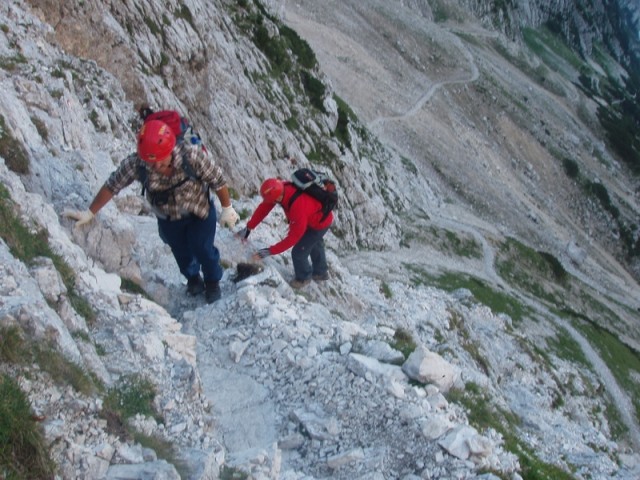 20090826 Vrata Luknja Plemenice Triglav Kreda - foto