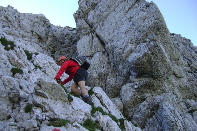 20090826 Vrata Luknja Plemenice Triglav Kreda - foto