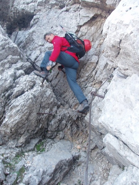 20090826 Vrata Luknja Plemenice Triglav Kreda - foto povečava