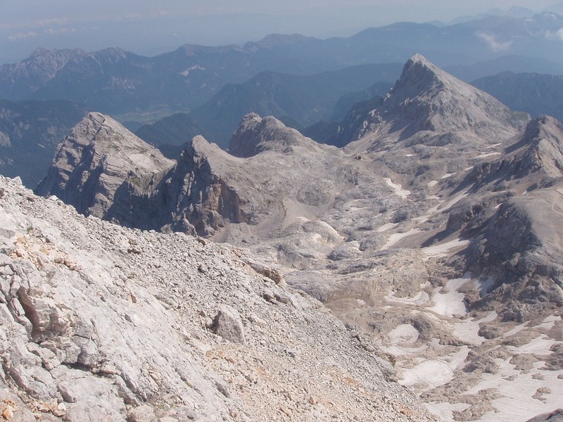 20090826 Vrata Luknja Plemenice Triglav Kreda - foto povečava